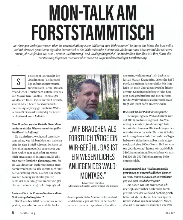 Forstzeitung 1